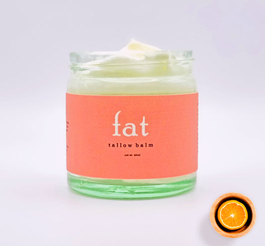 Grass-fed Tallow Balm with Orange Essential Oil